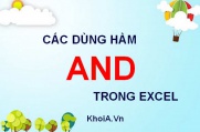 Cách dùng hàm AND trong Excel, Ví dụ minh họa cách dùng hàm AND